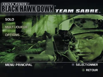 Delta Force - Black Hawk Down - Team Sabre screen shot title